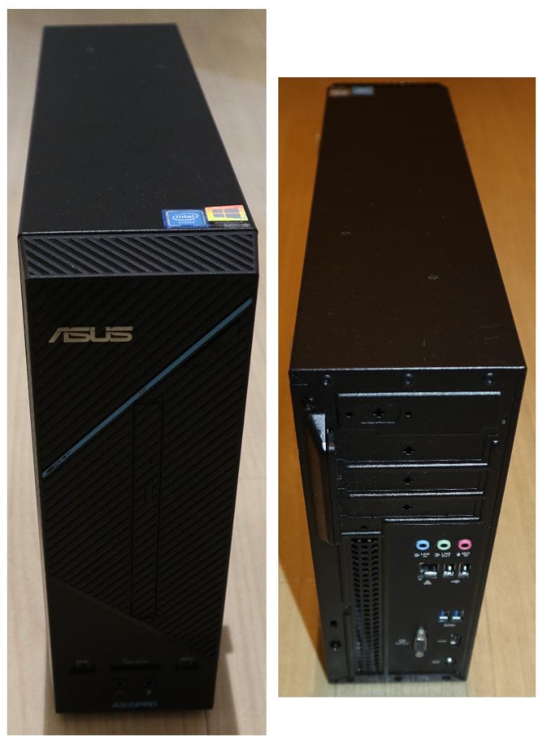ASUSパソコンD320SF & フィリップスディスプレイセット（中古）