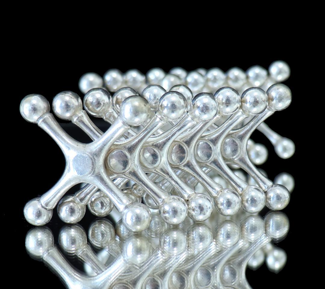 アンティーク・クリストフル ラージサイズ ナイフレスト 球体 ブール 廃盤 6個