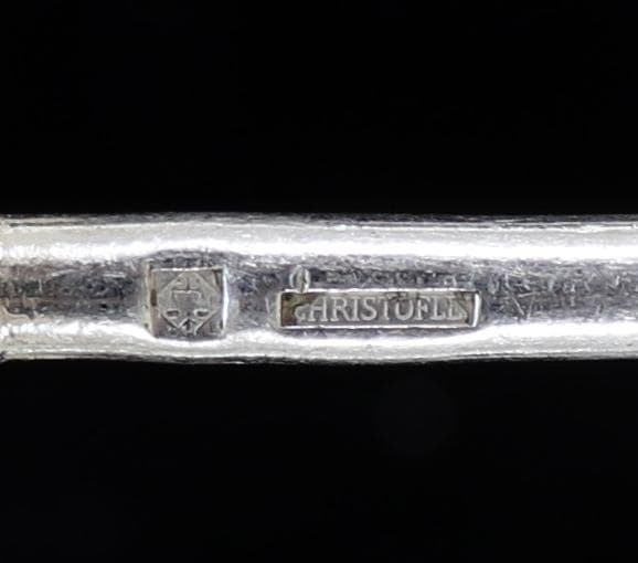 アンティーク・クリストフル ラージサイズ ナイフレスト 球体 ブール 廃盤 6個