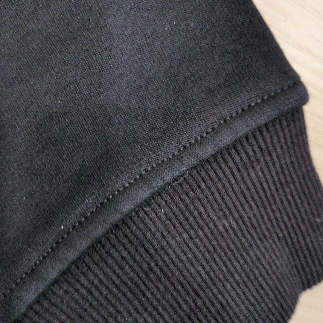 カナダグース トレーナー 黒 ロゴ ワッペン   完売品