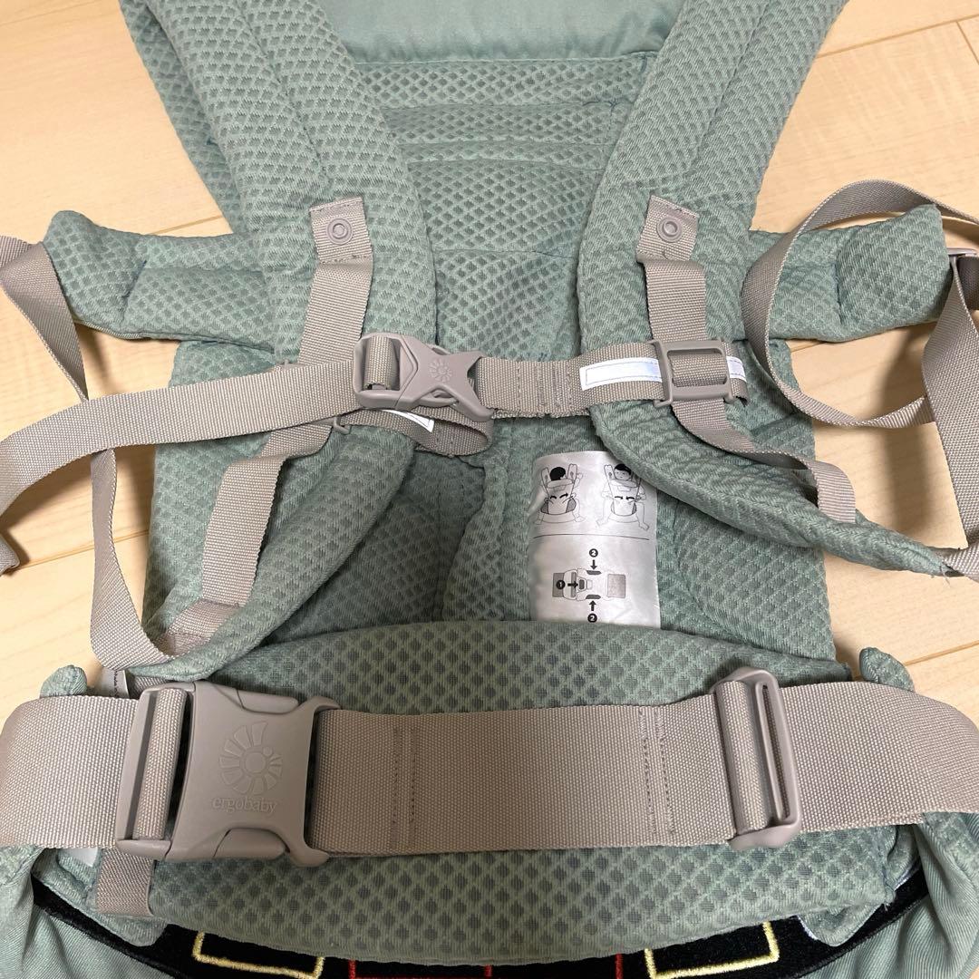 【エルゴベビー】オムニブリーズ 抱っこ紐 限定色 セージグリーン 使用少なめ