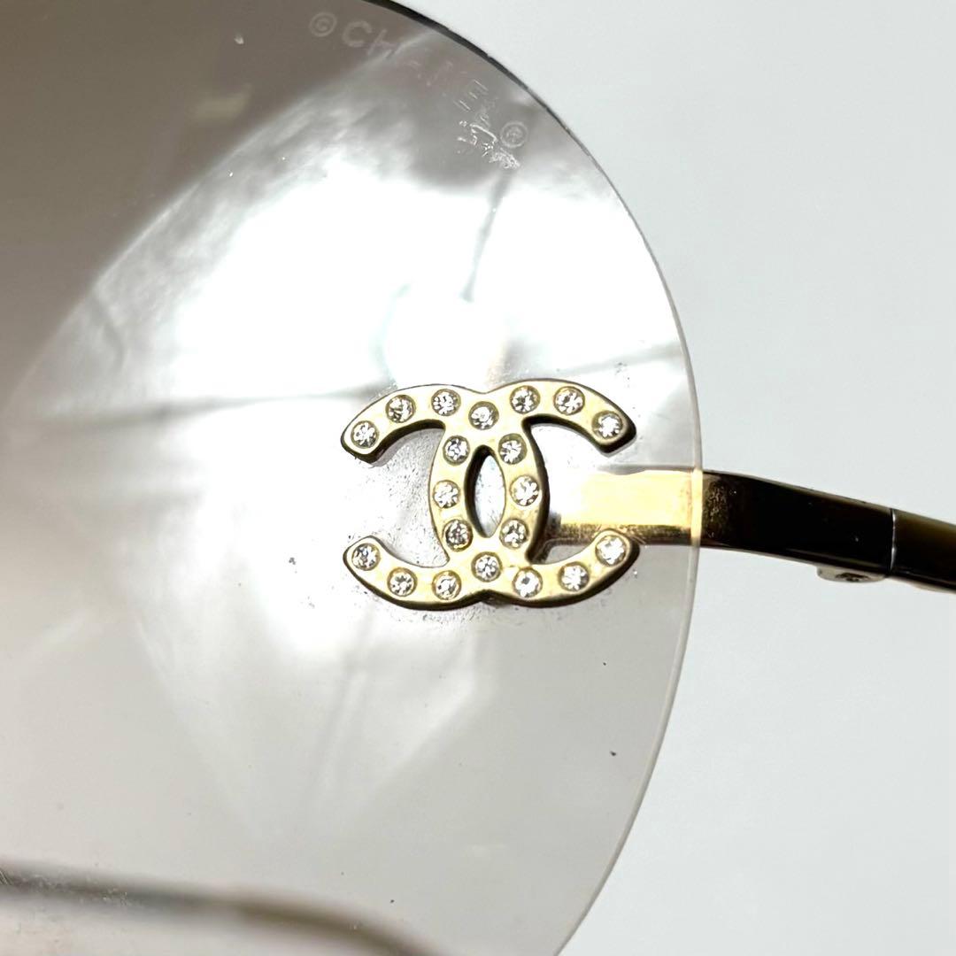 付属品付き✨️CHANEL サングラス リムレス 4108-B