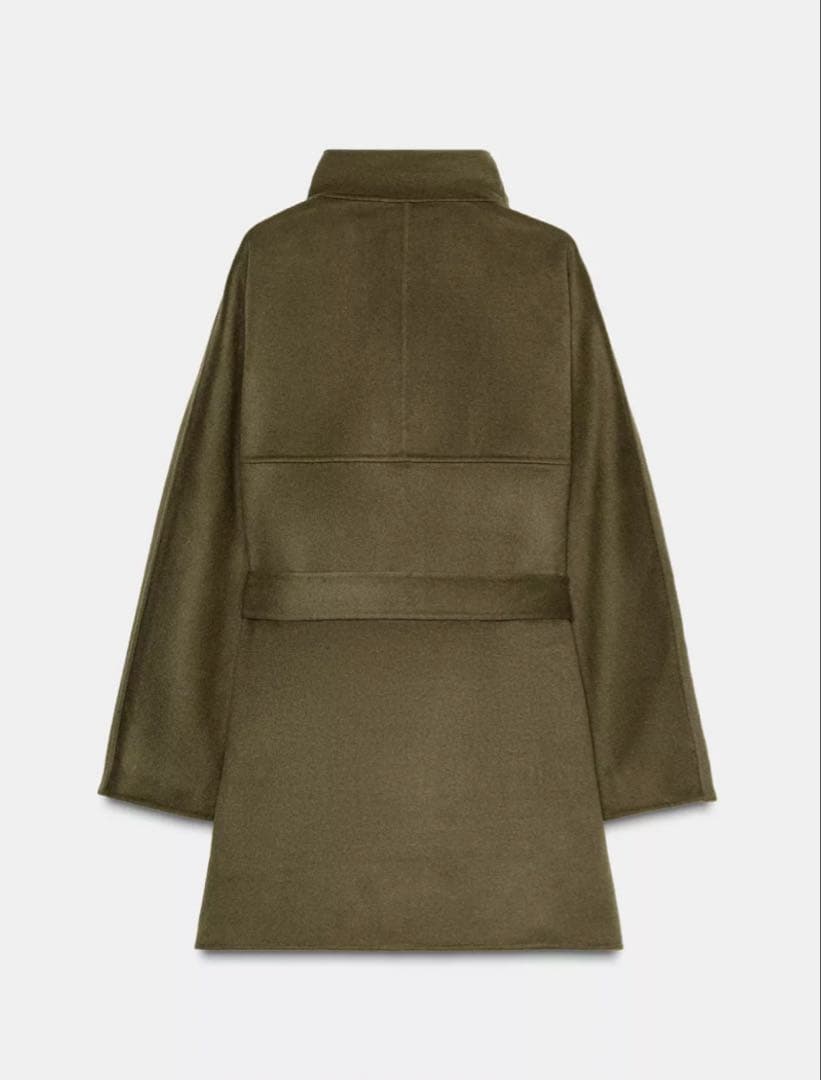 ZARA ザラ　ZW COLLECTIONウールブレンドハイネックコート　完売品