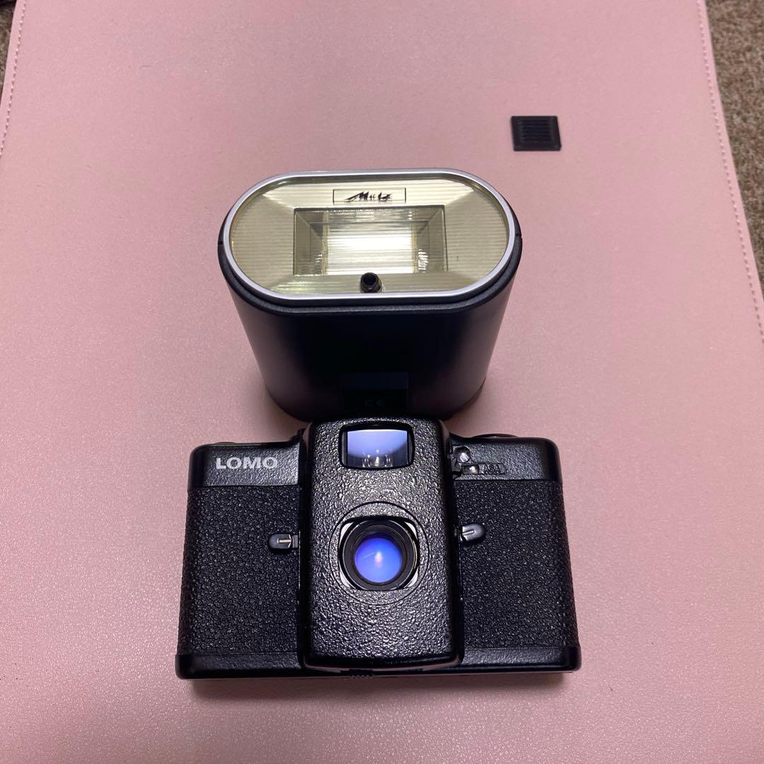 LOMO LC-A フィルムカメラ 動作確認済 フラッシュ付
