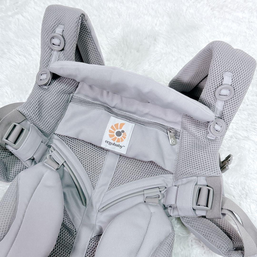 【美品】エルゴベビー 抱っこ紐 オムニ360 クールエア　グレー 箱 説明書付