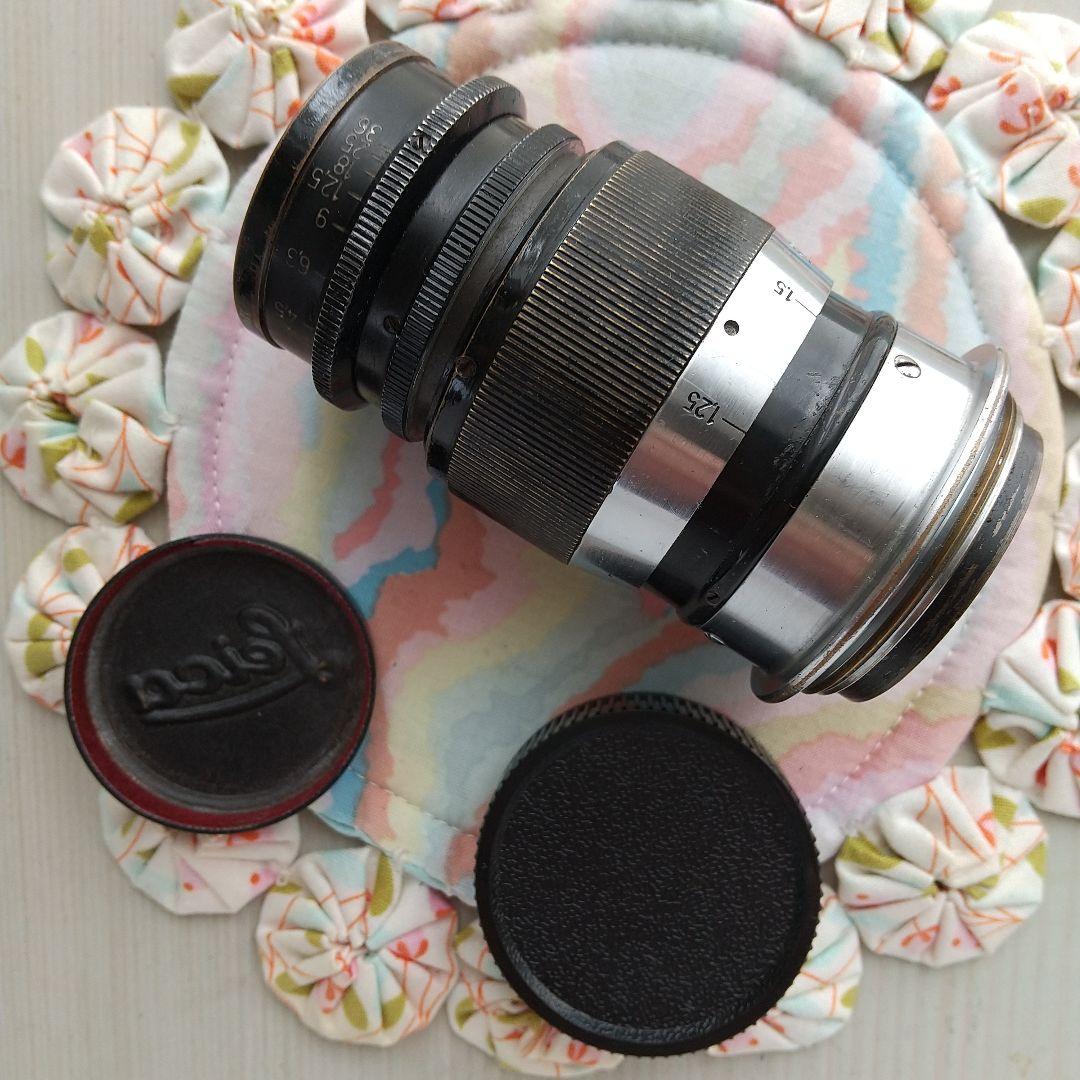 ELMAR-L 90mmF4ブラックペイント