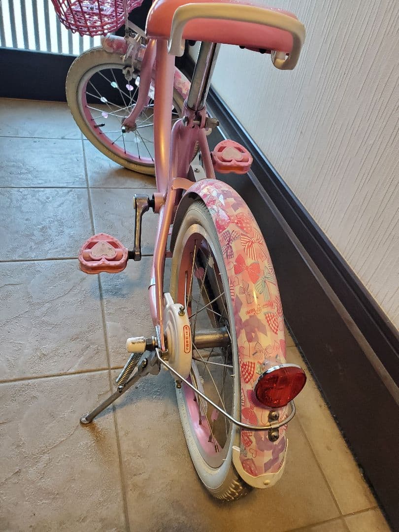 【引き取り限定】メゾピアノ　子供用自転車 　16インチ　アサヒ限定　ピンク