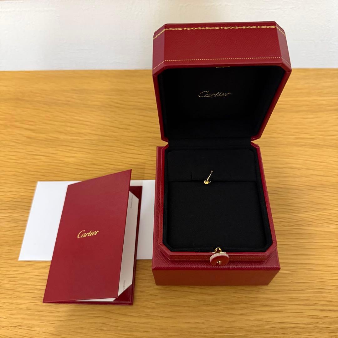 【値下げ不可】Cartier カルティエ ジュスト アンクル シングルピアスYG