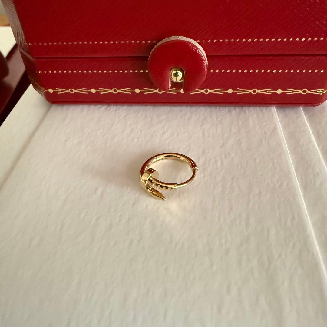 【値下げ不可】Cartier カルティエ ジュスト アンクル シングルピアスYG