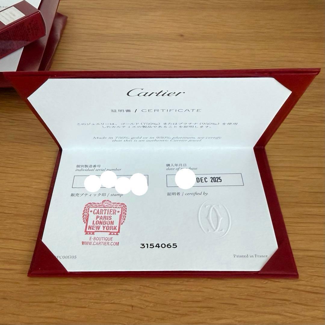 【値下げ不可】Cartier カルティエ ジュスト アンクル シングルピアスYG