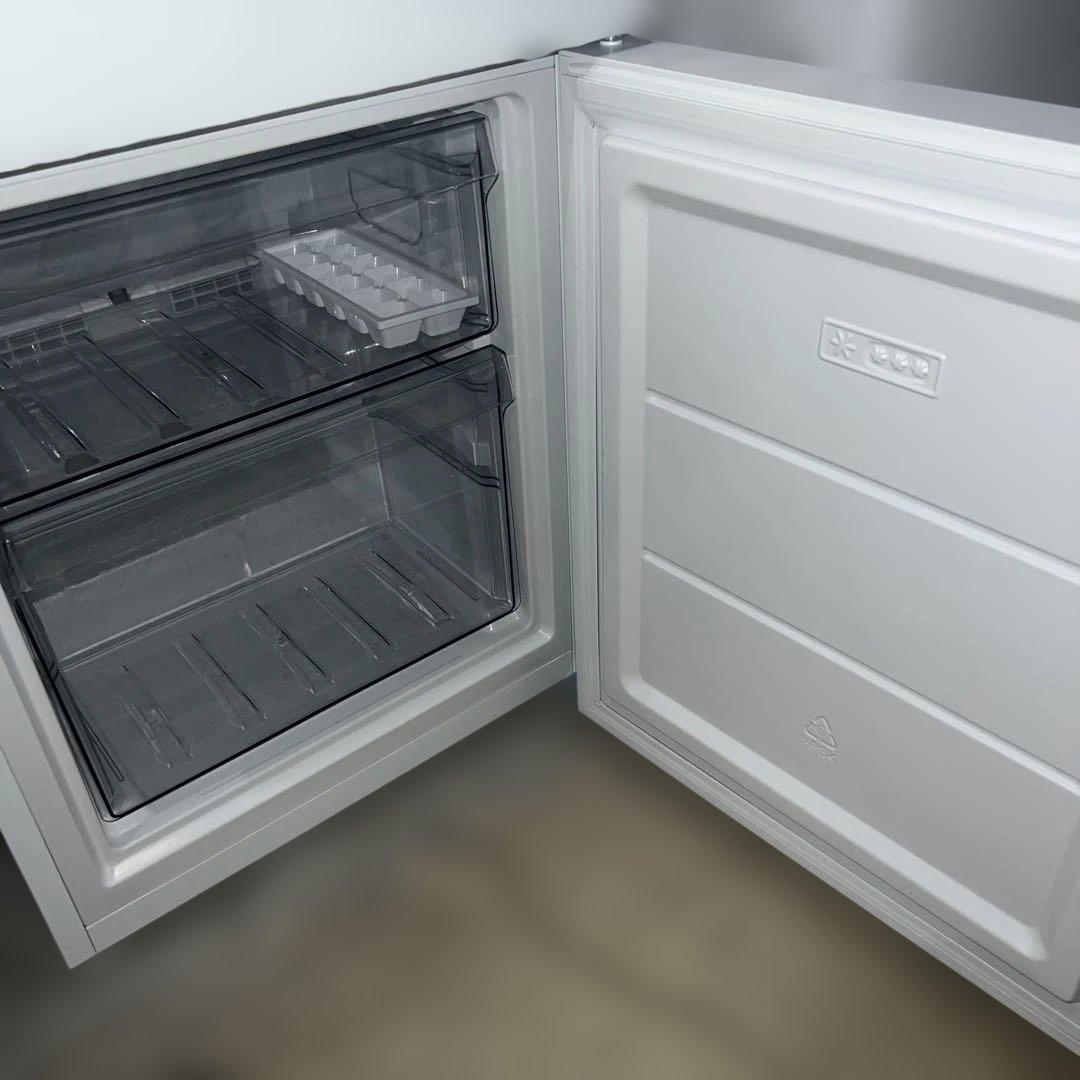 ⭐︎ほぼ新品/冷蔵庫ガラス扉/洗濯機 コンパクト設計/ホワイト2点セット/お買い得