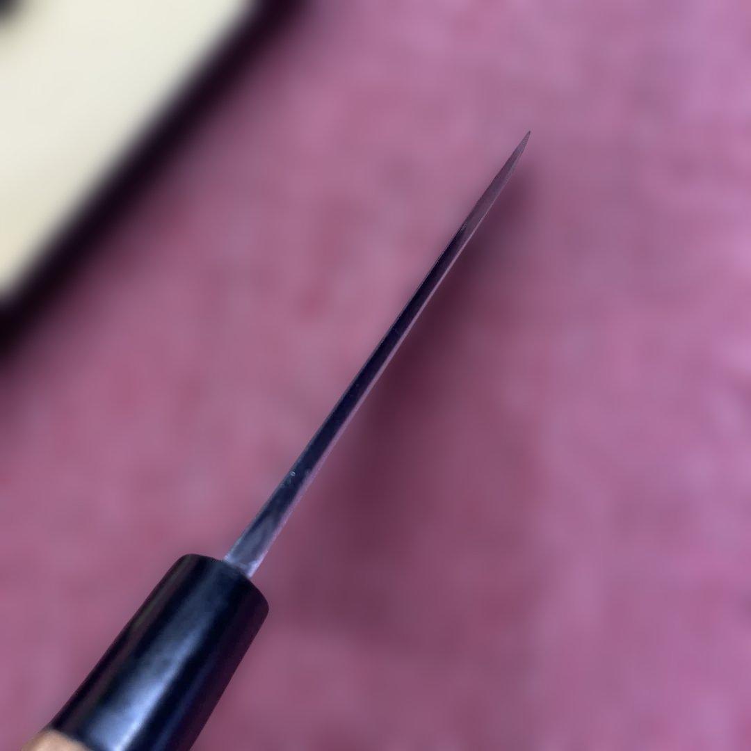 白ニ鋼　うなぎ裂き包丁　120㎜　4寸