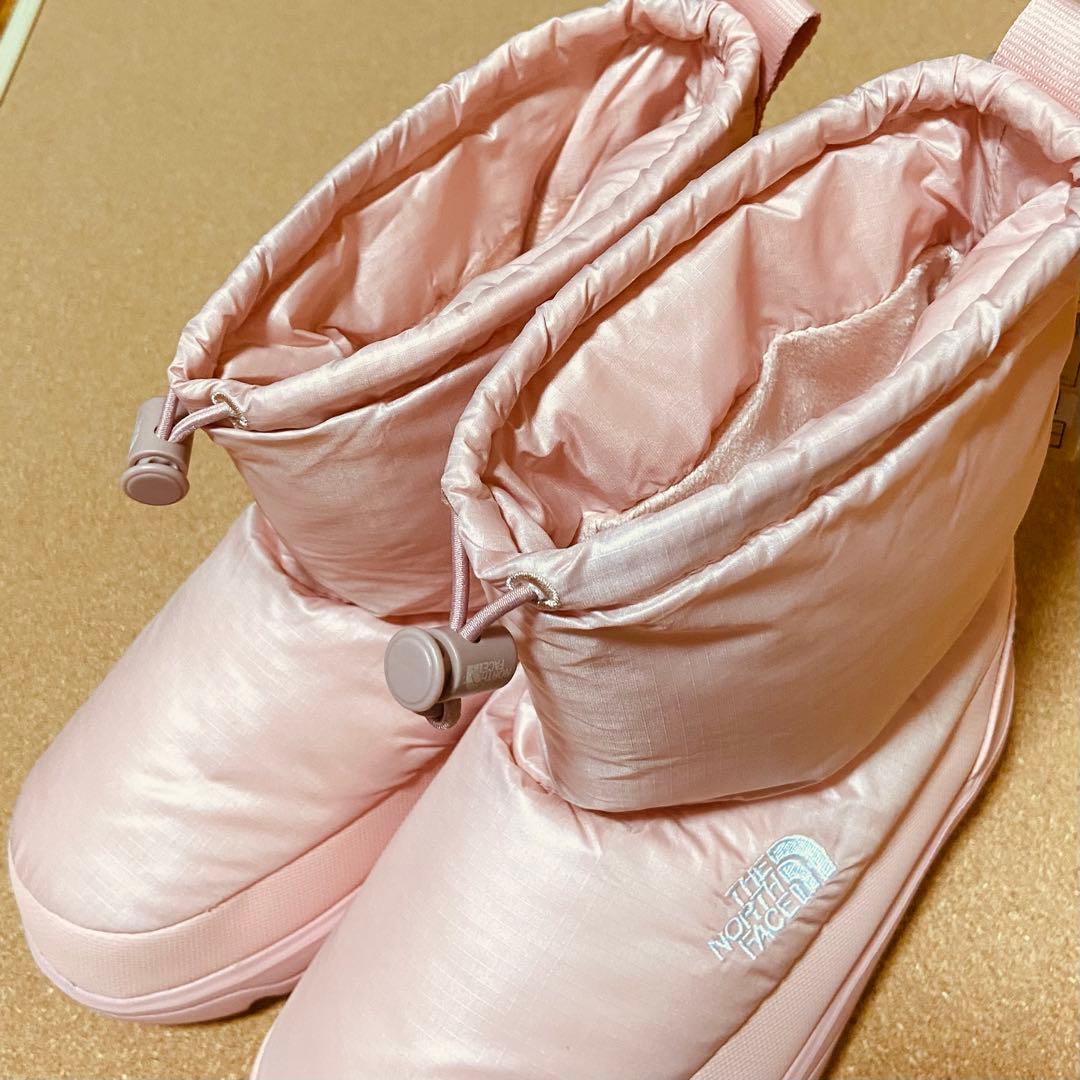【新品】韓国THE NORTH FACE ペールピンク スノーブーツ　サイズ23
