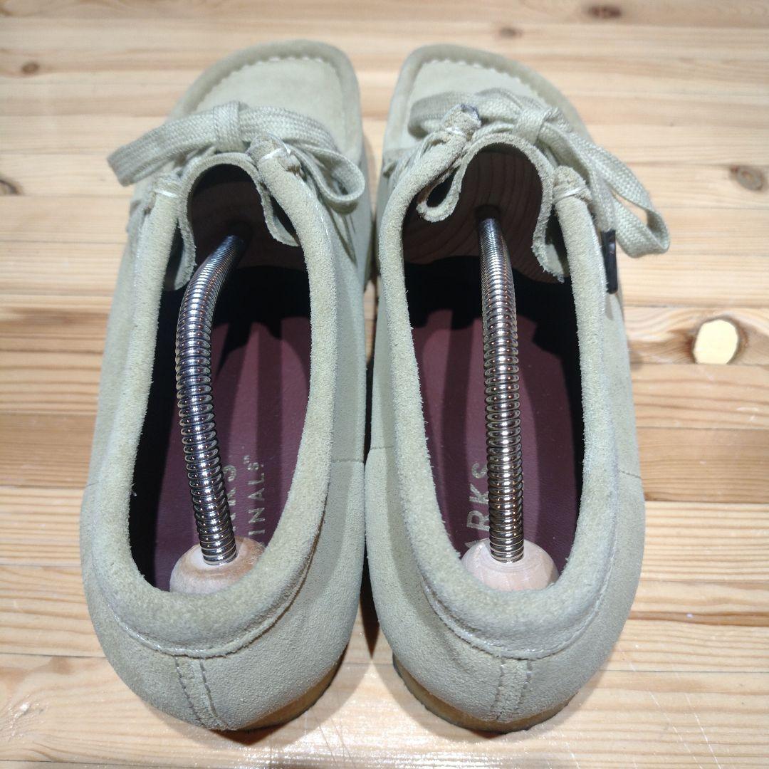 クラークスオリジナルス ワラビー スエード ベージュ 25.5センチ