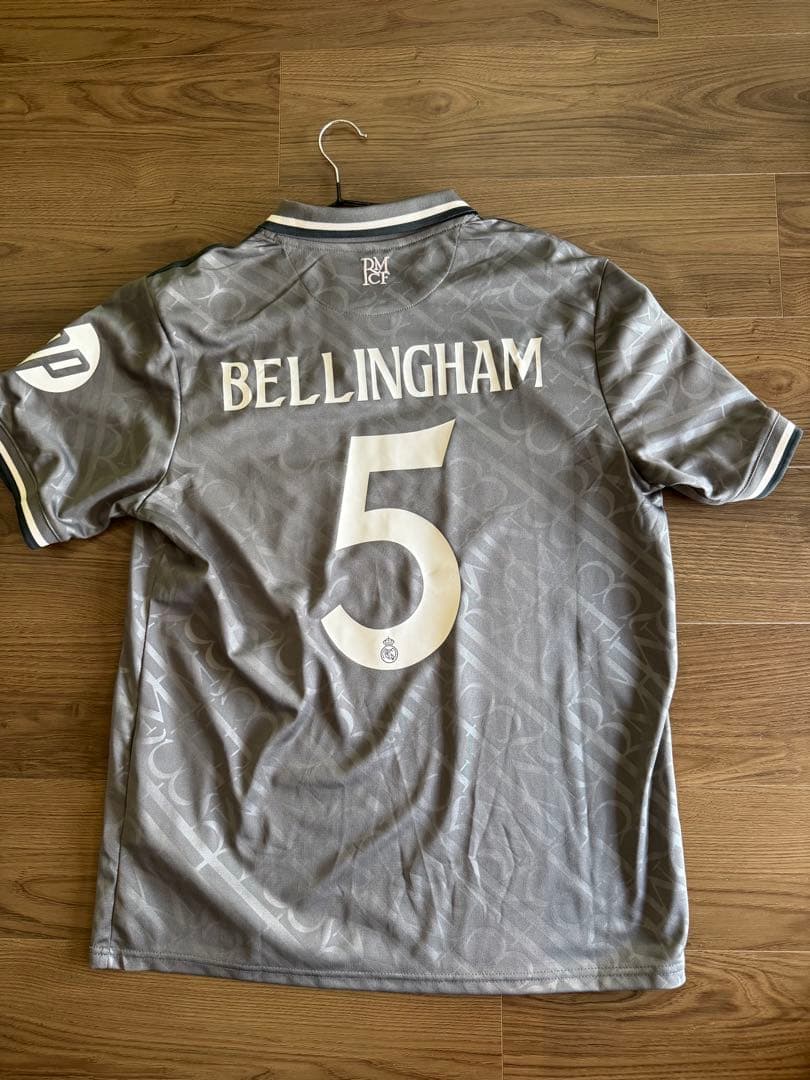 レアルマドリード Bellingham 5 グレー　ベリンガム