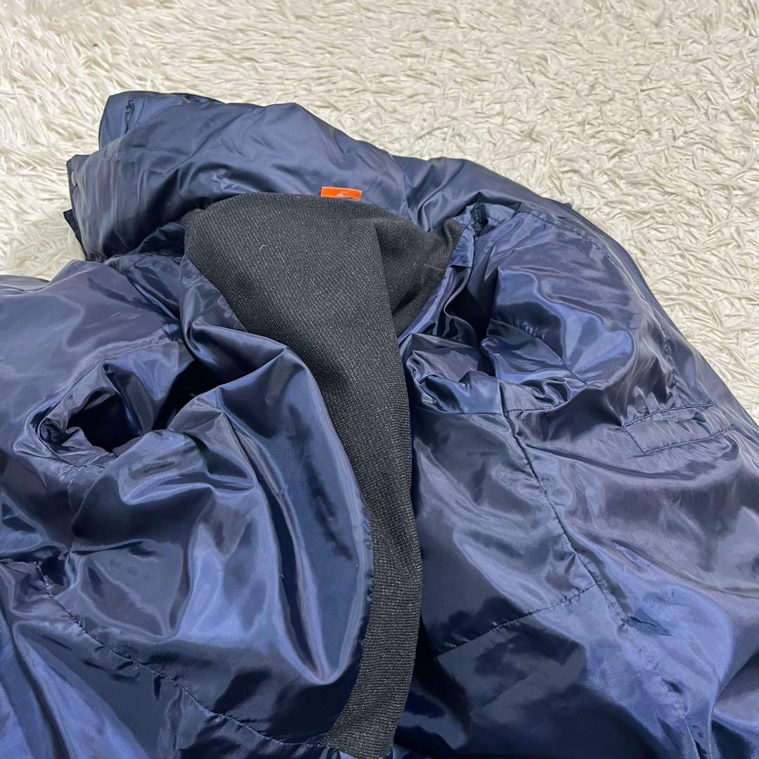 PUMA プーマ　ダウンコート　ベンチコート　肉厚　L ネイビー　大きいサイズ