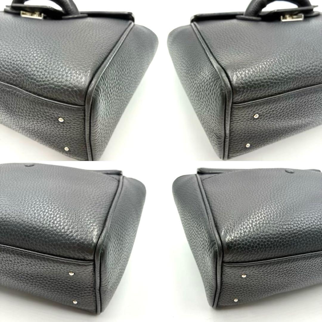 極美品 ヴァジック エバーミニ 2way ショルダーバッグ レザー ブラック