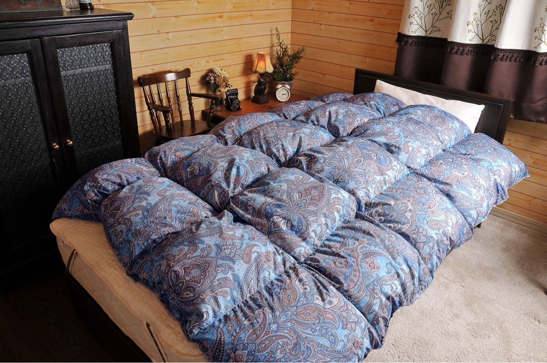 【高級羽毛布団】フランス産羽毛 ロイヤルゴールドラベル シングルサイズ