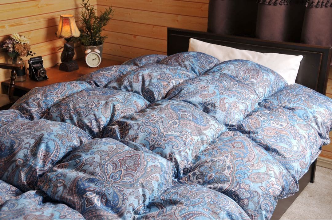 【高級羽毛布団】フランス産羽毛 ロイヤルゴールドラベル シングルサイズ