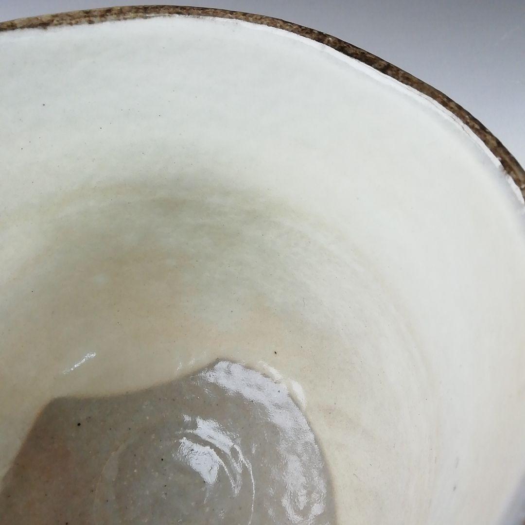 Ｔ３５０　茶碗　『福寿草絵』『浅見与し三 造』　共箱　抹茶碗　茶道具