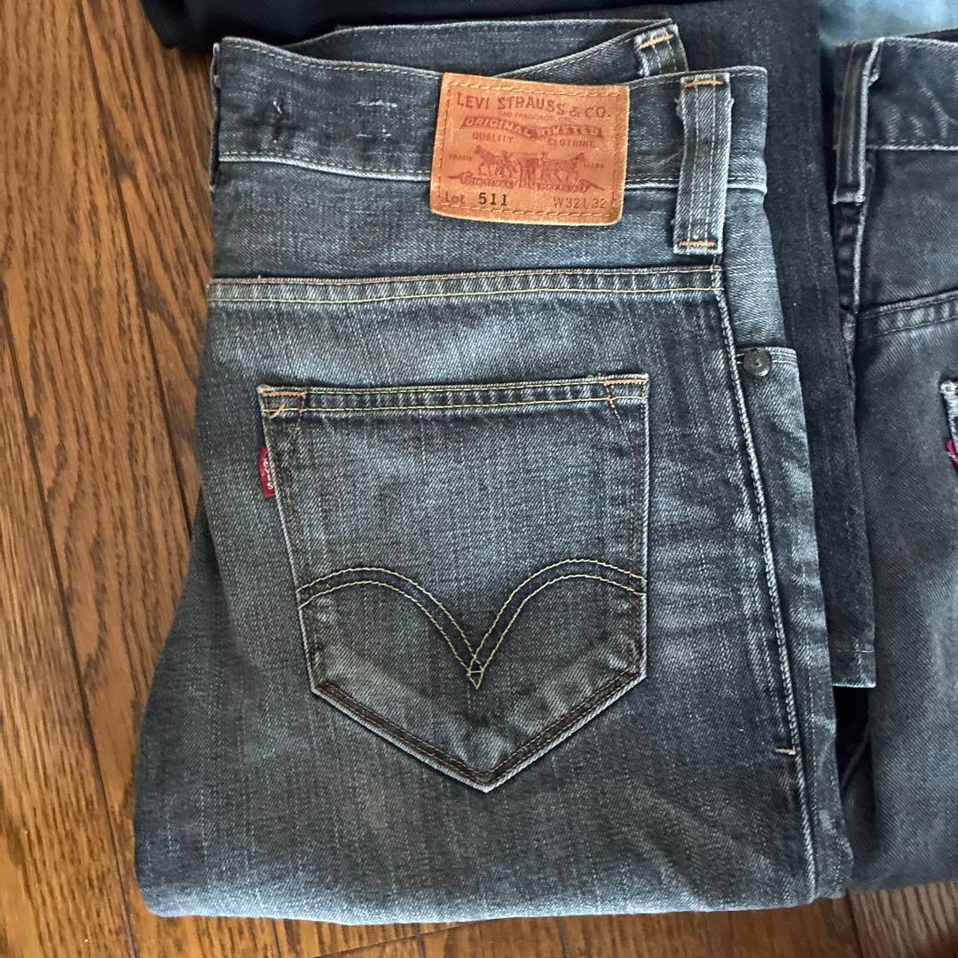 た*ん様 豪華3点！デニムまとめ売り Levi's/カーハートW30-32