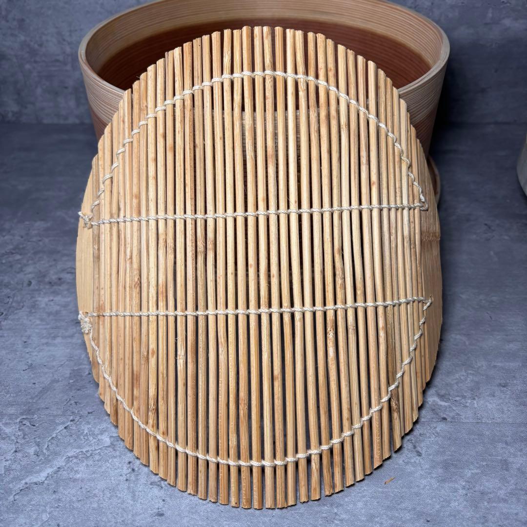 【未使用品】和セイロ　和蒸籠　せいろ　蒸篭 蒸籠 蒸し器 木製　26㎝
