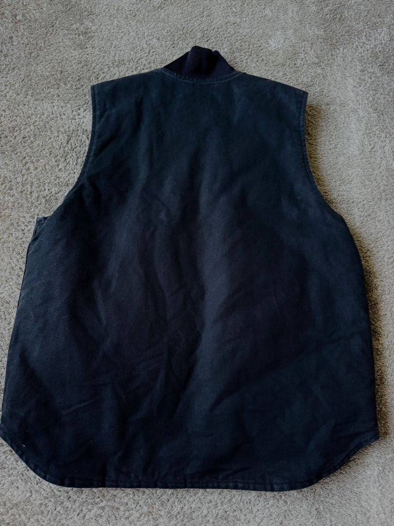 カーハート Carhartt V01 ダックワークベスト ブラック サイズ