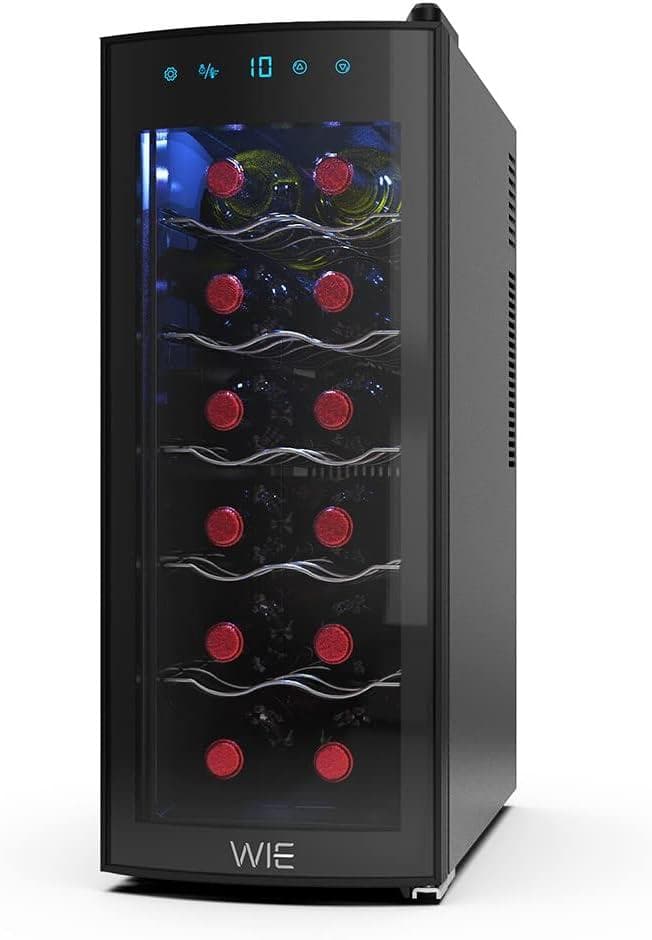 WIE ワインセラー 12本収納 省エネ エコ 振動抑制 恒温保湿 安定性能