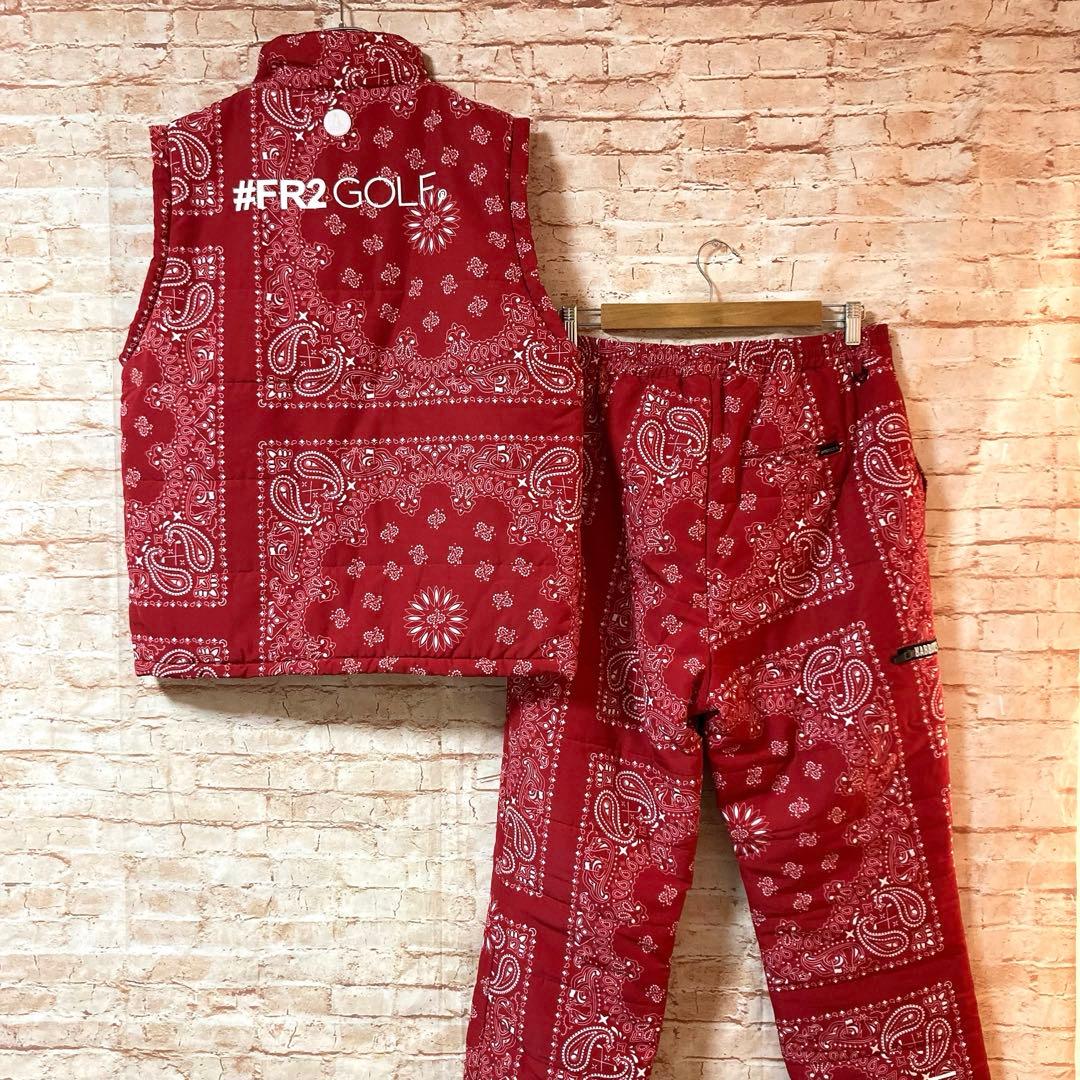 エフアールツー FR2 上下セットアップ ゴルフウェア ベスト パンツ XL