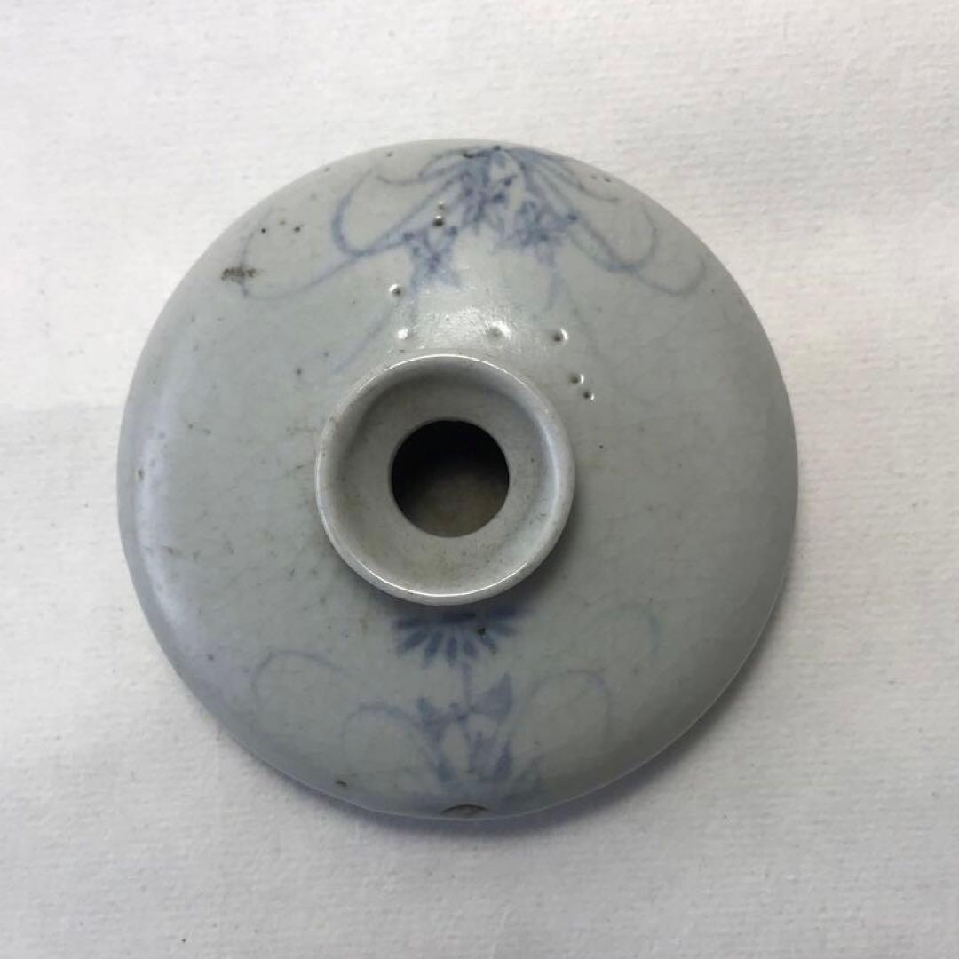 韓国　人間国宝　池氏　高麗青磁　油壺　小壺