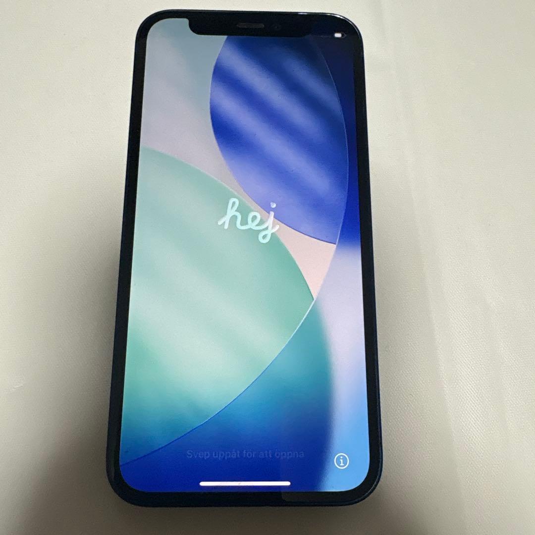 Apple iPhone 12 mini ブルー 本体　ジャンク品箱付き
