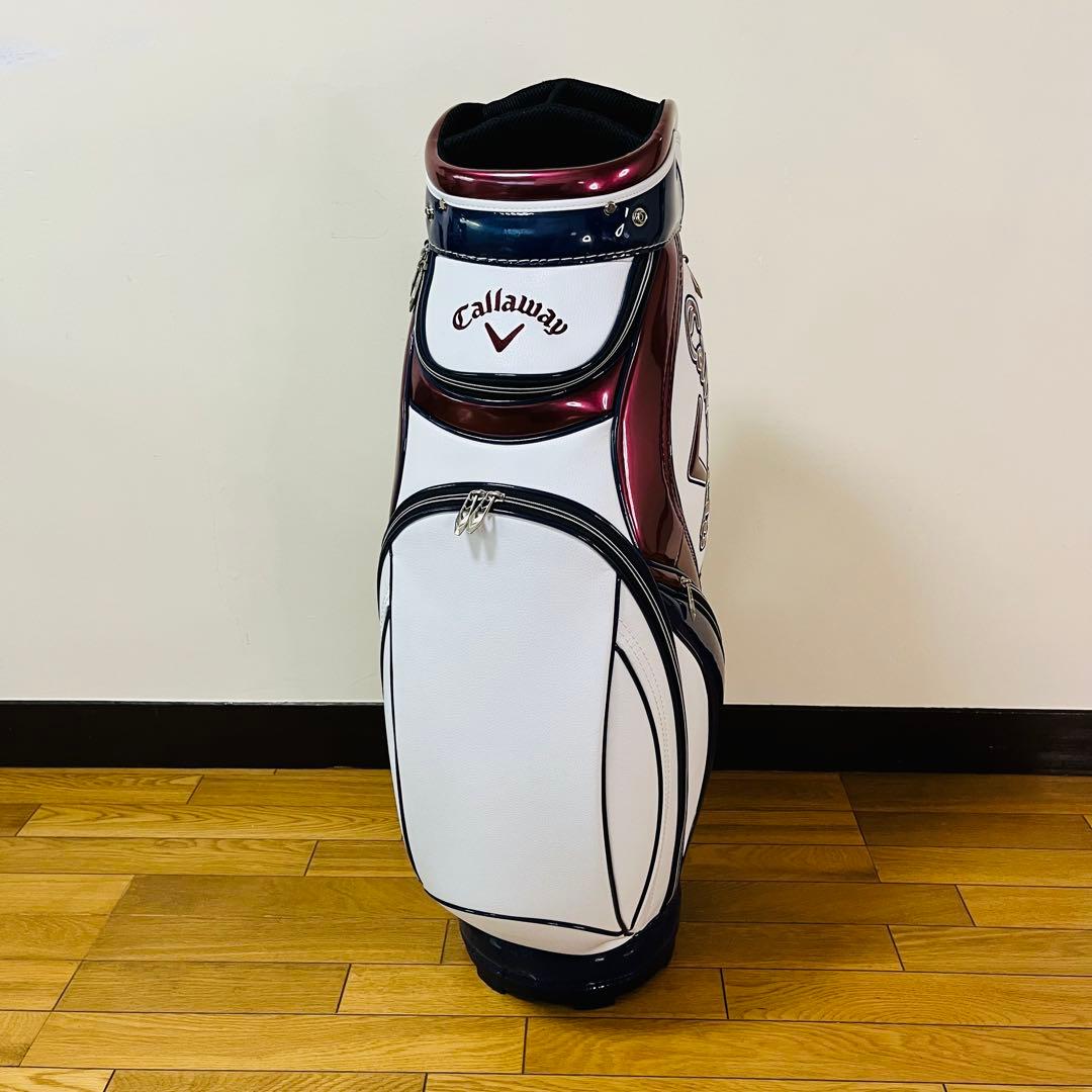 【美品】キャロウェイ　Callaway キャディバック　皮仕様 送料込み
