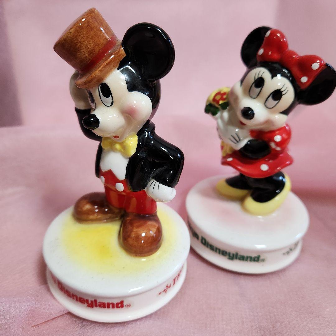 東京ディズニーランド ミッキー ミニー フィギュアセット(オルゴール付き)