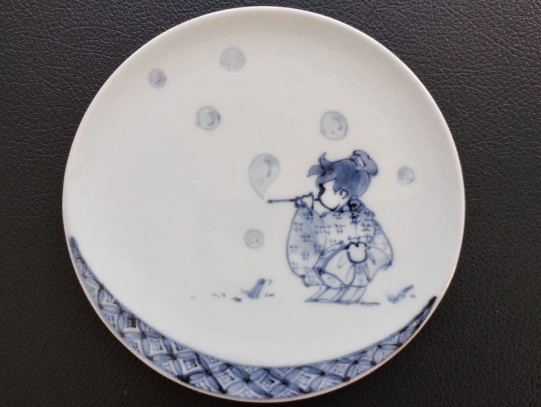 清水焼 2代目大野瑞昭作　銘々皿5枚セット