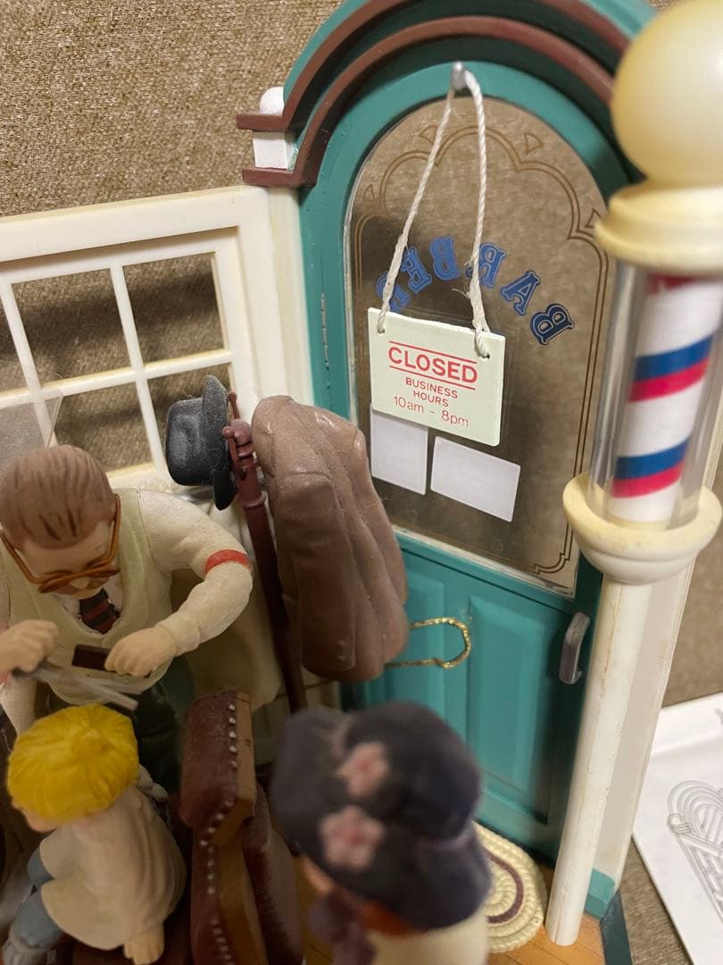 エネスコ　オルゴール　バーバーショップ　床屋さん　enesco