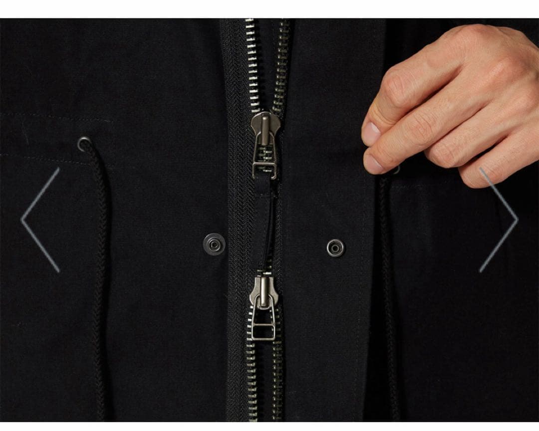 スノーピーク TAKIBI Canvas Coat M Black M-65