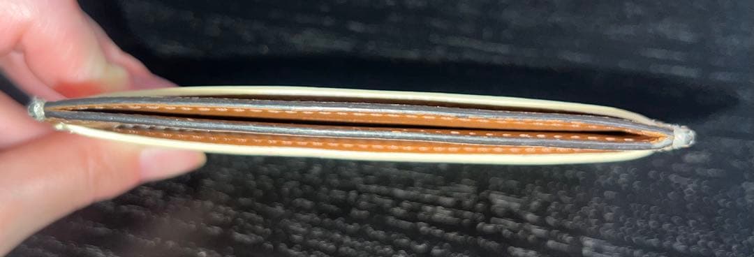 CELINEセリーヌ/カードケース/名刺入れ/トリオンフ/クリームブラウン