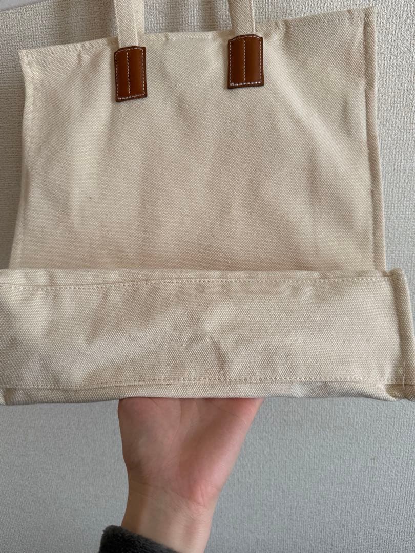 週末値下げ　BALLY トートバッグ アイボリー キャンバス