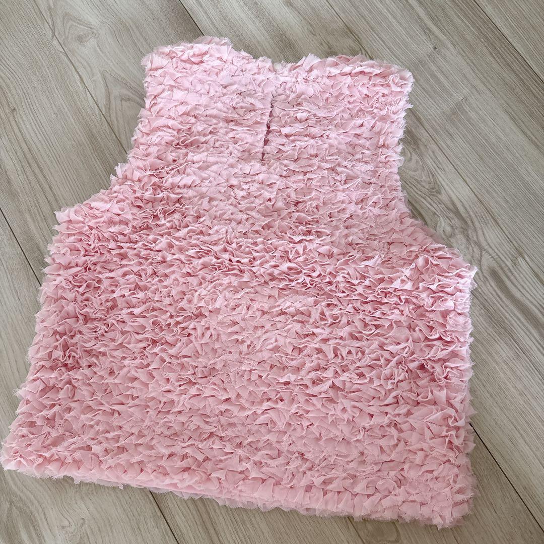 Bibiy. フリルピンクキャミソール　新品未使用