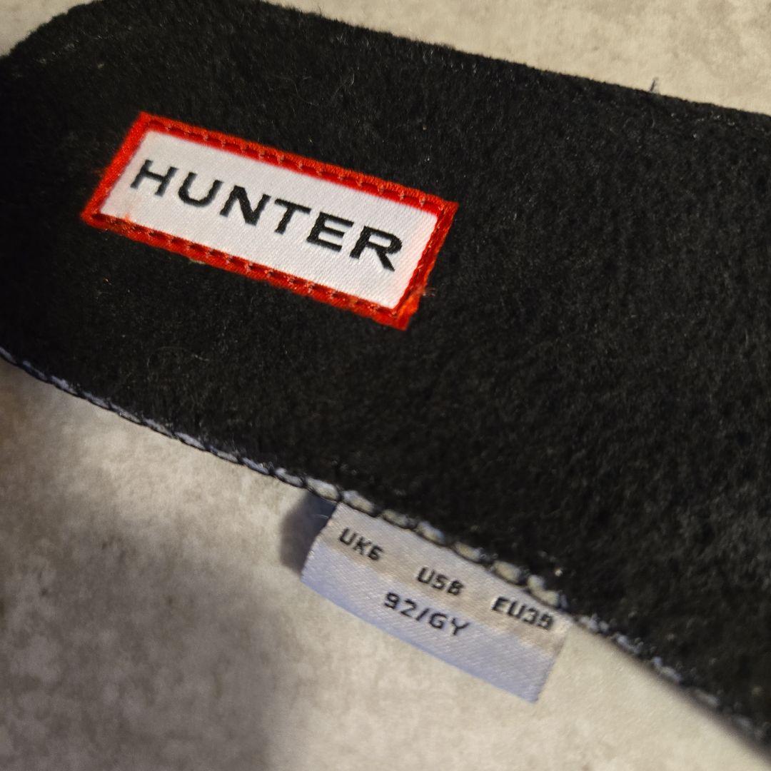 美品 HUNTER インアウト パファー ブーティ ブラック 25cm ブーツ