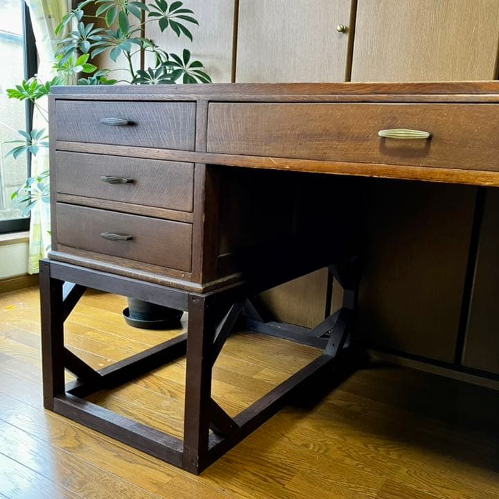 アンティーク文机