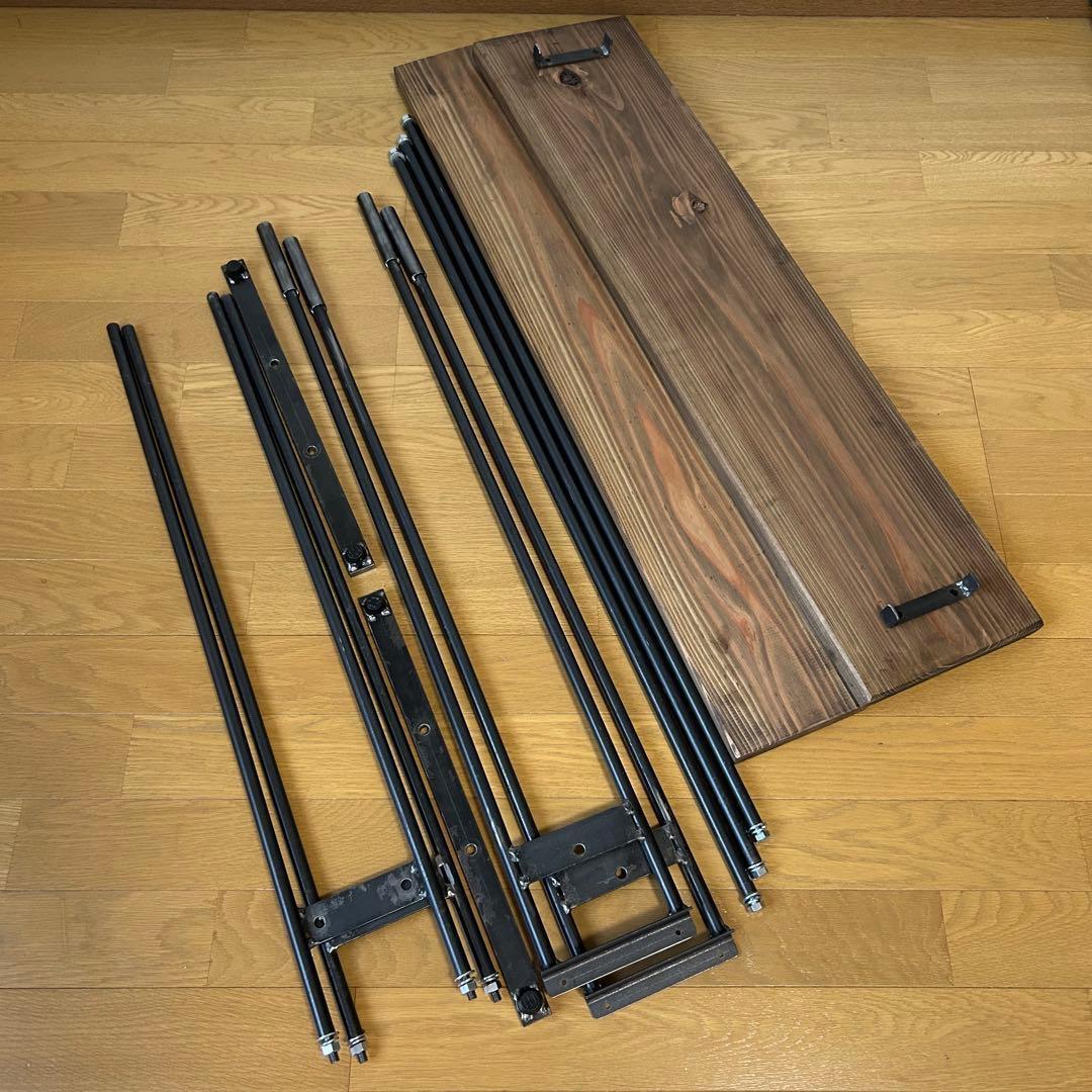 ☆ハンガーラック　アイアン家具　引っ越し　コンパクト　アンティーク　幅900