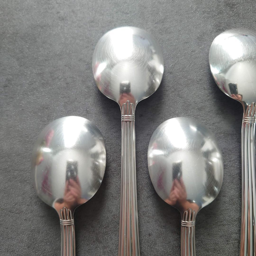 希少 クリストフル アリア コンソメスプーン 6点