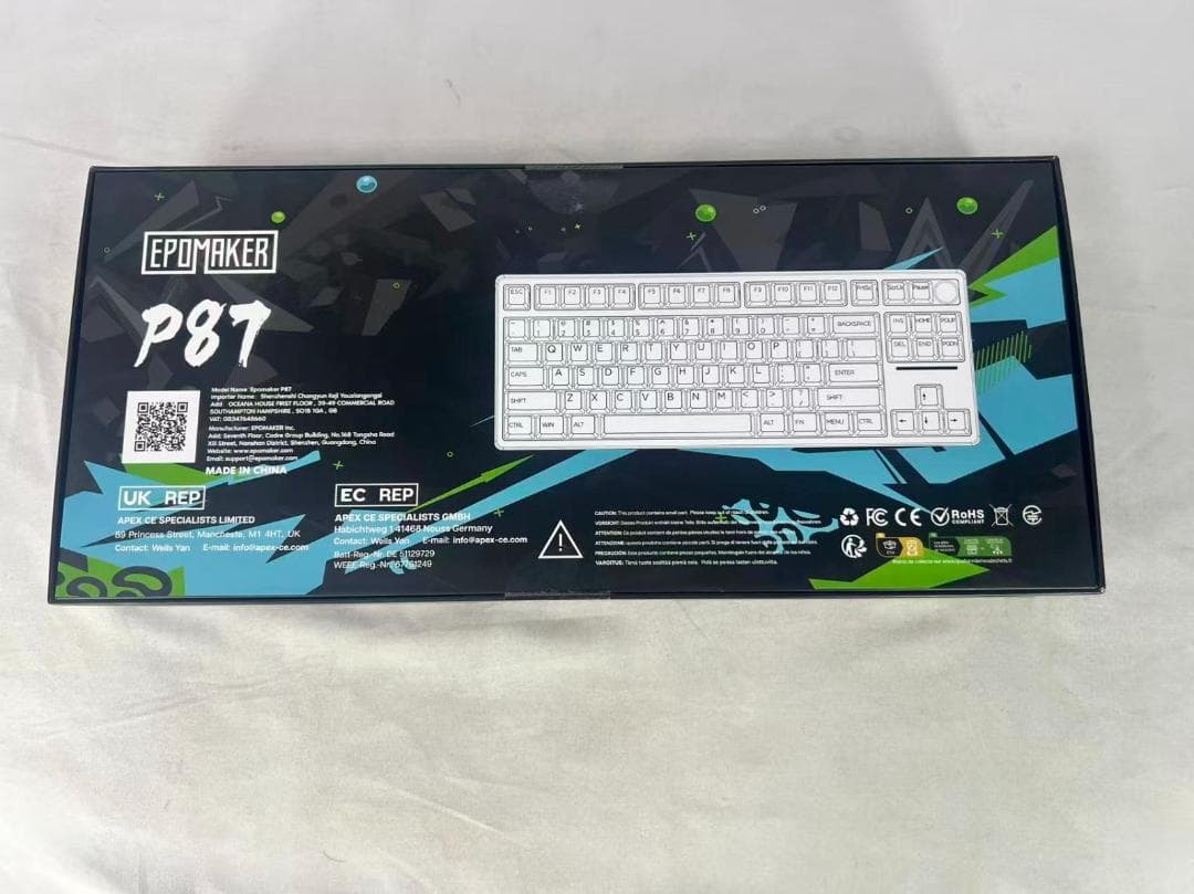 EPOMAKER P87 TKLアルミニウムワイヤレスゲーミングキーボード