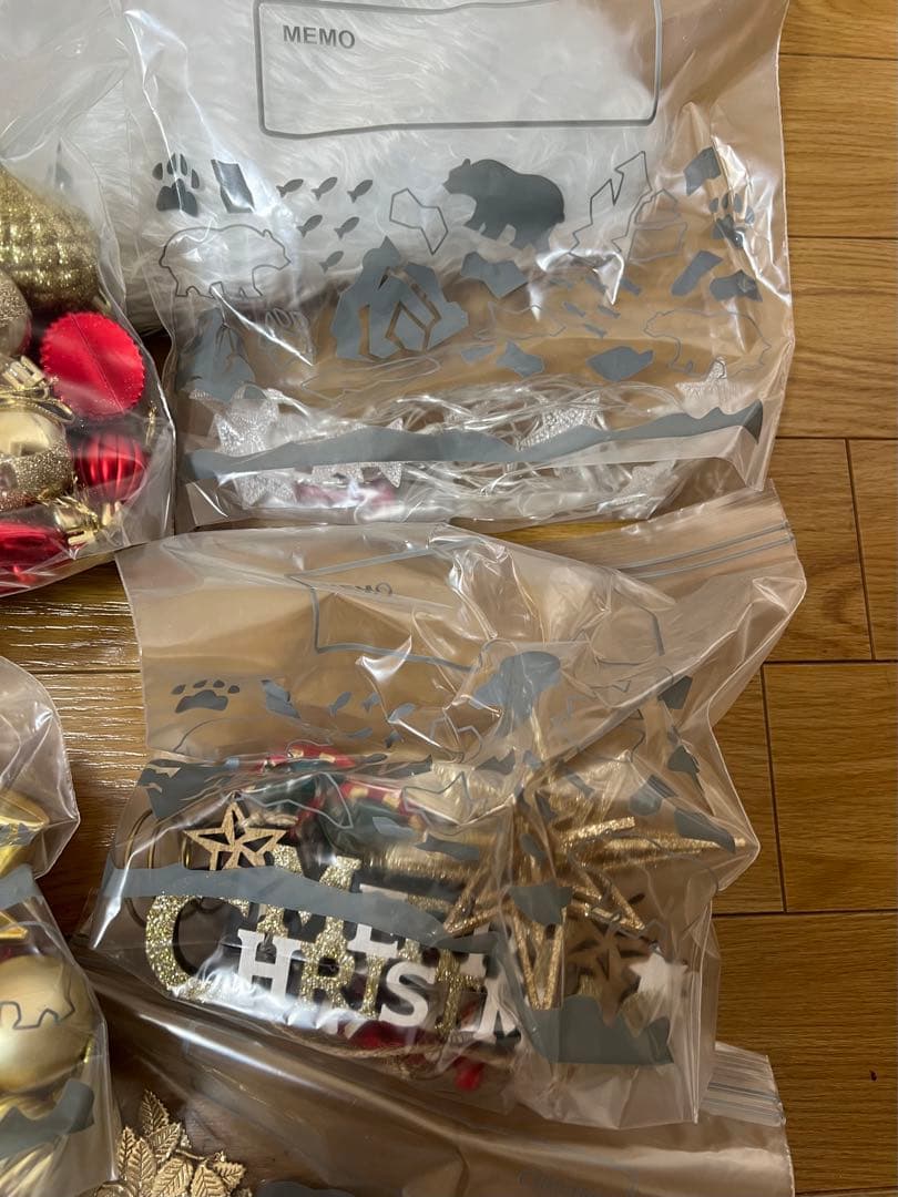 クリスマスツリー180cm☆ オーナメント&電飾&収納セット