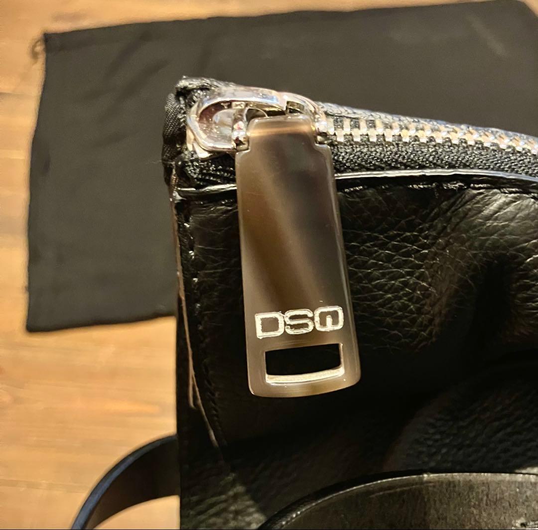 ディースクエアード DSQUARED2 黒×迷彩 レザー バッグ ユニセックス