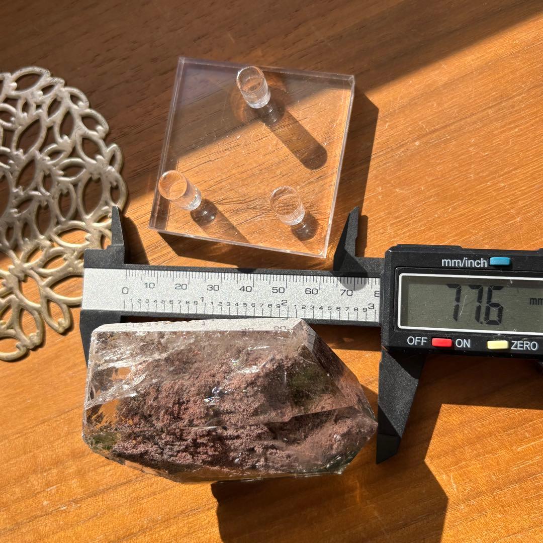 天然石 ガーデンクォーツ フリーフォーム置物166g