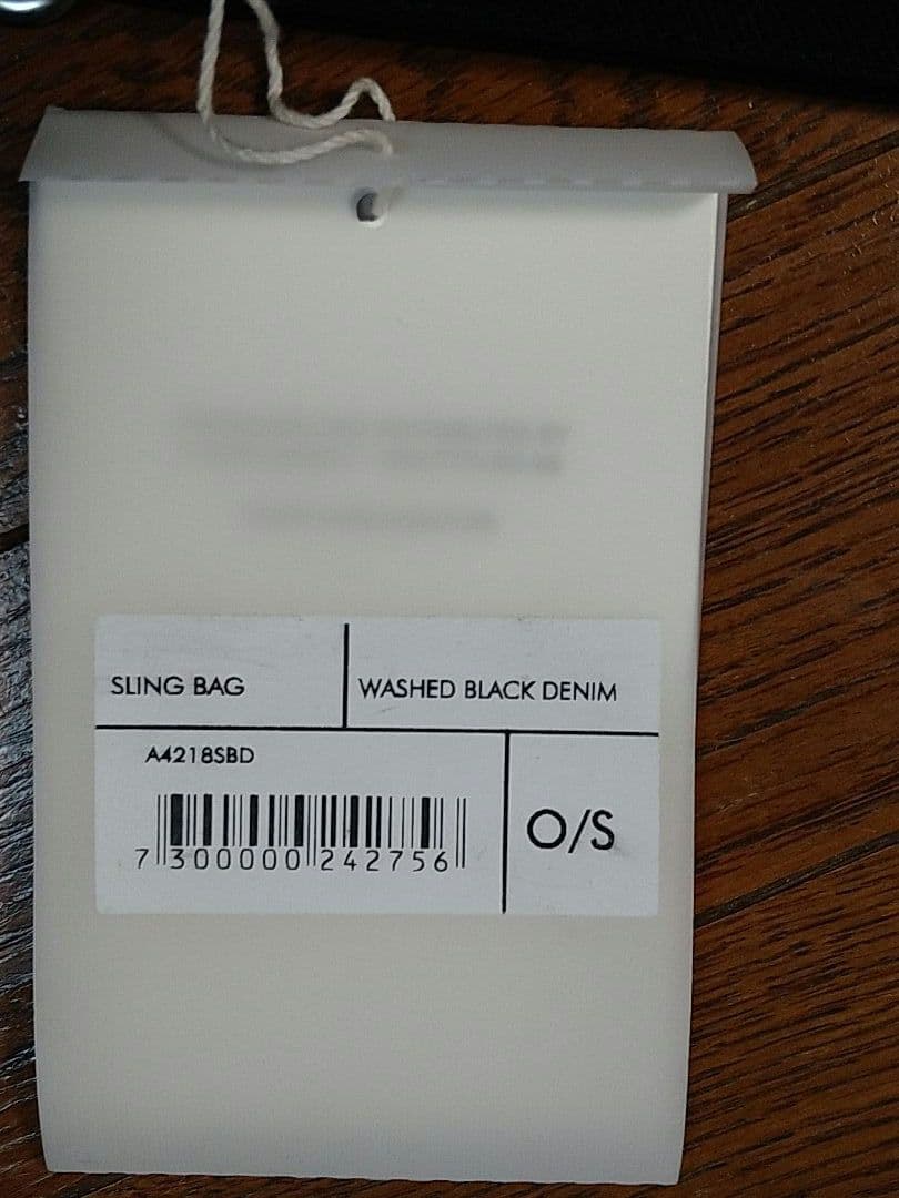 ☆2024AW未使用新品☆OUR LEGACY スリングバッグ ブラック