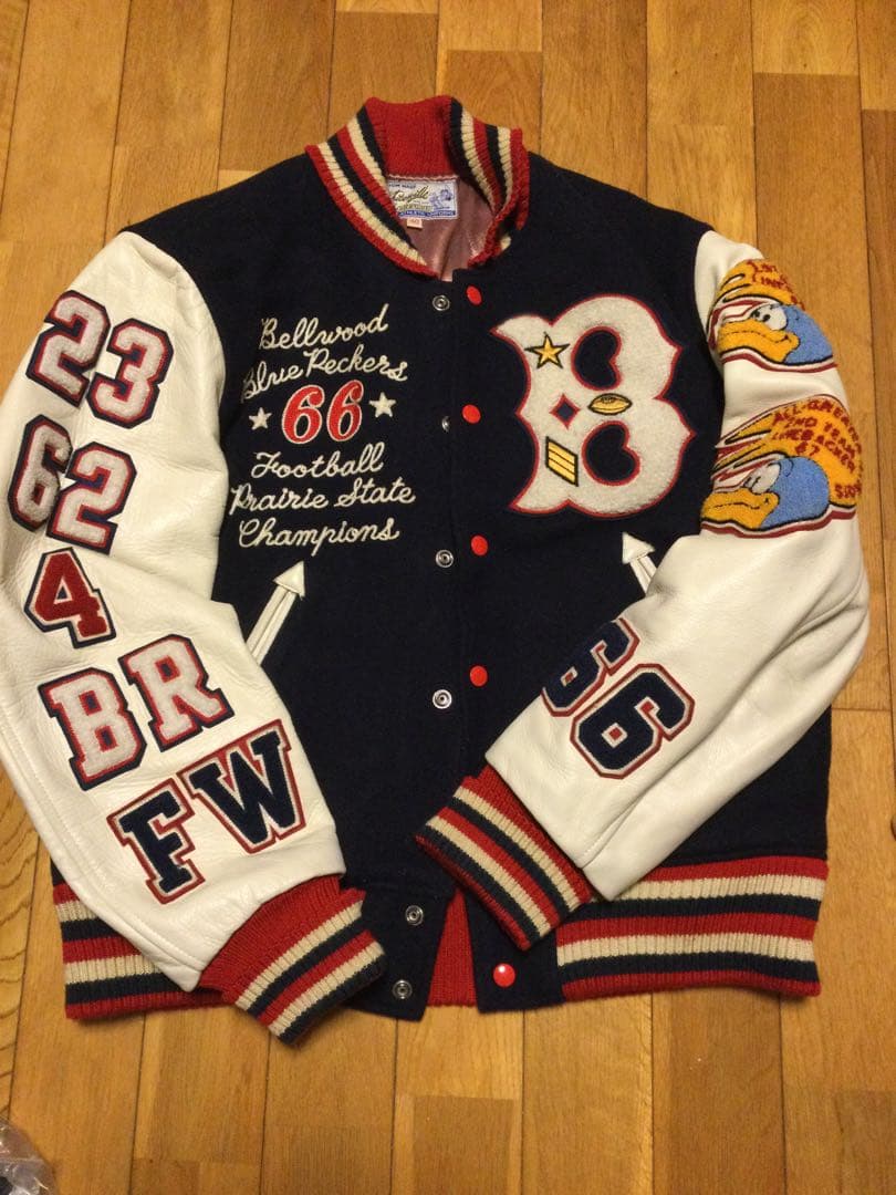 ごまこ ホワイツビル スタジアムジャンパー サイズ40