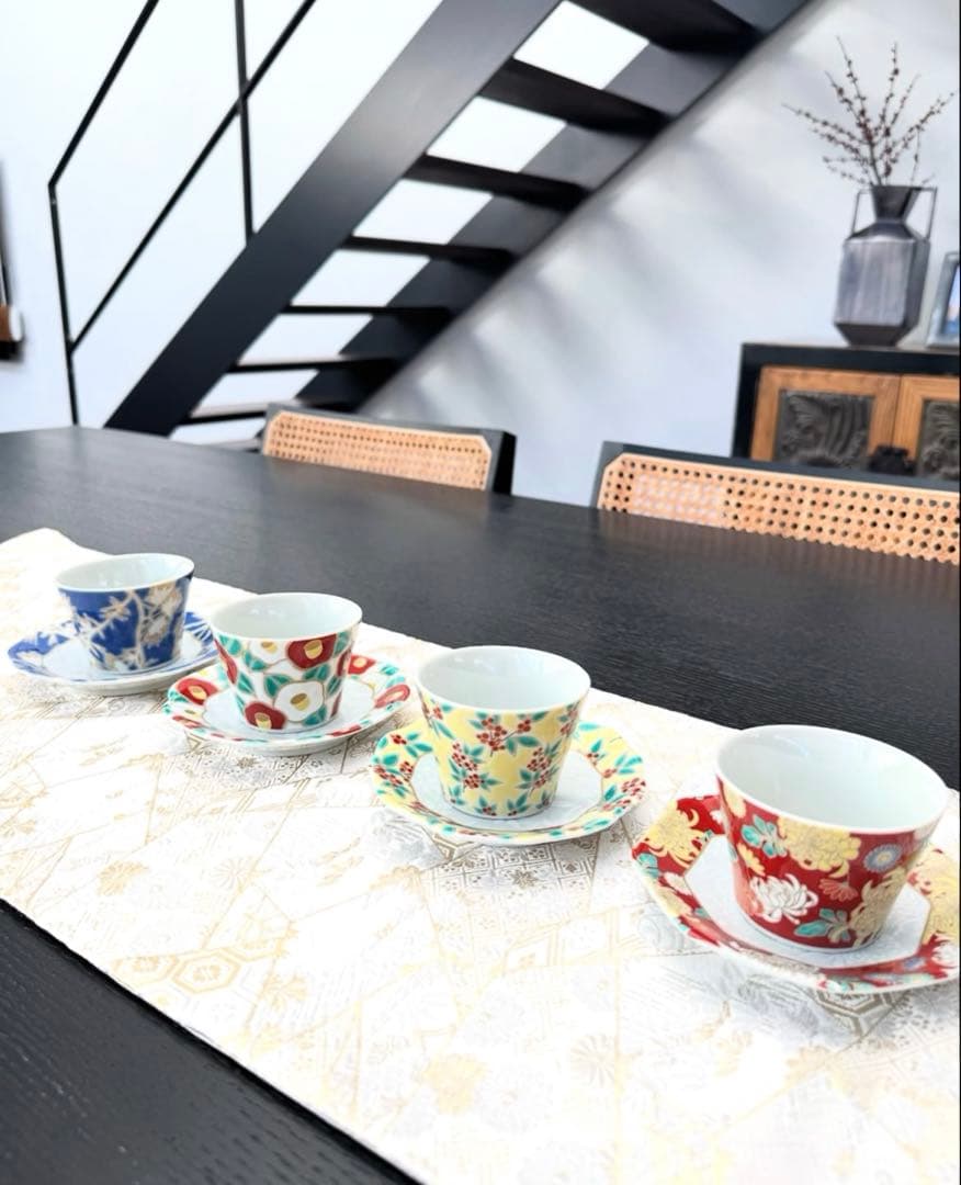 【セット価格】小皿/蕎麦猪口セット　滝沢眞規子タキマキ九谷焼